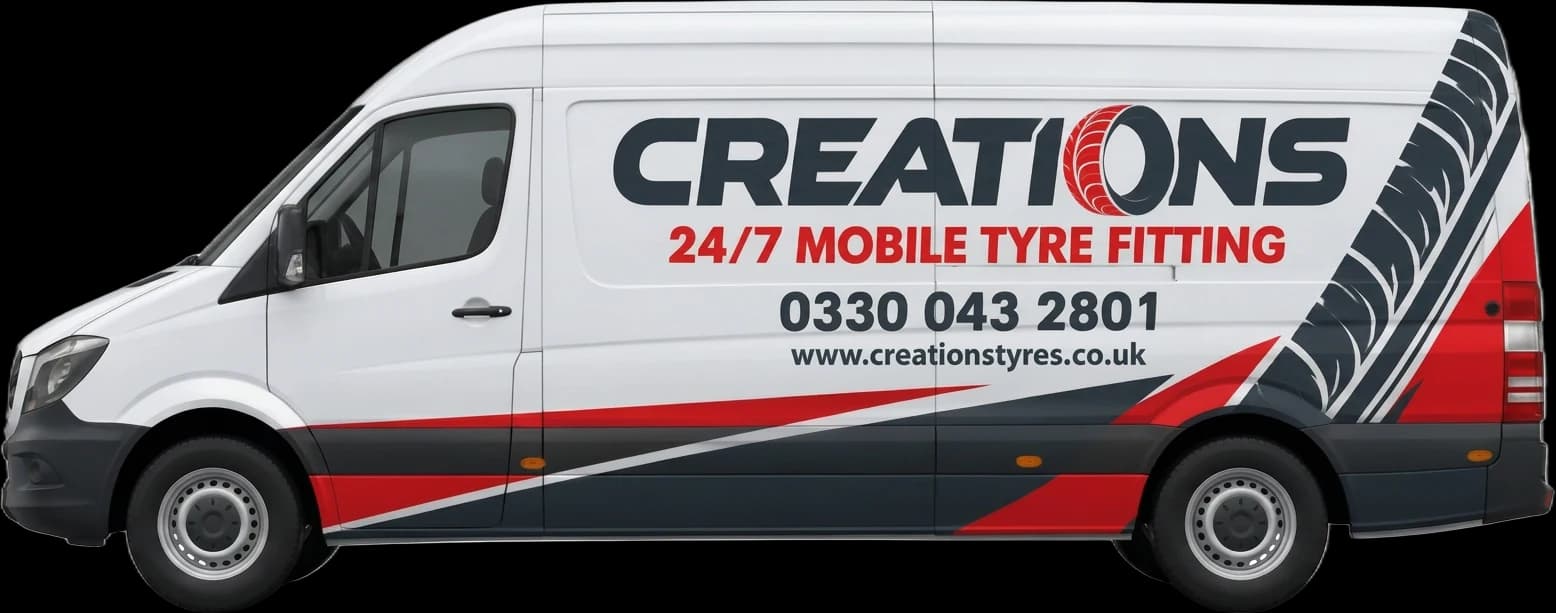 Creations Mobile Tyres van